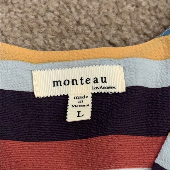 Monteau Striped Blouse - Picture 2 of 5